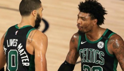  塔图姆35分绿军横扫猛龙  